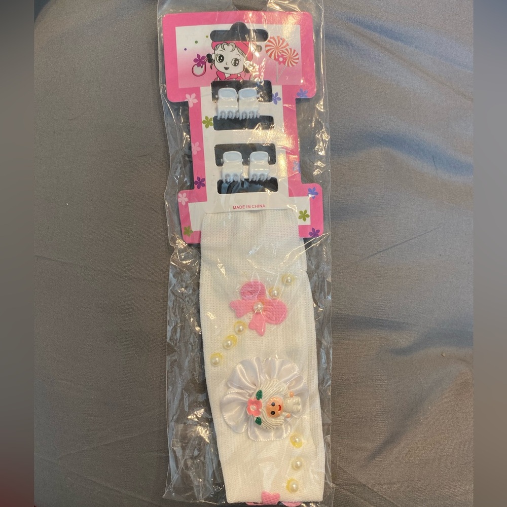 ⭐️5/$10⭐️ Floral White Kids Headband